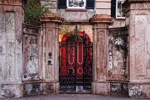 Charleston Wrought Iron Gates and Doorway