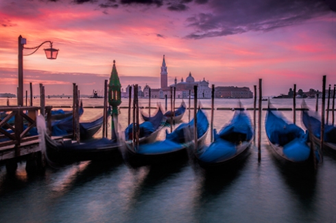 Sunset Venice Lagoon